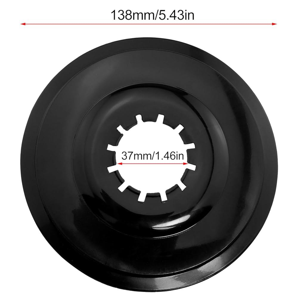 LUORNG 2PCS 자전거 플라이휠 가드 직경 138mm 와이어 프로텍터 플라스틱 디스크 액세서리 브레이크 박스 허브 산악 시프트 체인 블랙 - 상세 이미지 3