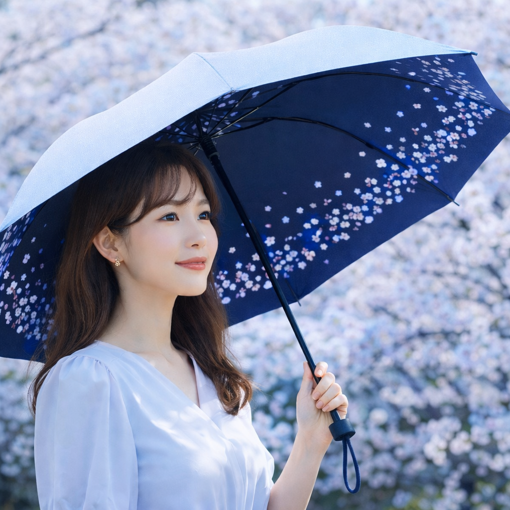 자외선차단 양산 2개 3단 접이식 경량 우산겸용 - 상세 이미지 3