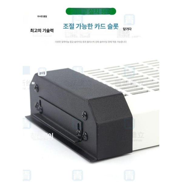초강력 이동식 창문 환풍기 연기 무타공 샷시 결로예방 화이트 6개 팬 화이트 6개 팬 5x15x50cm - 상세 이미지 4