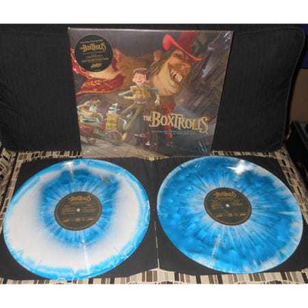 [해외](수입 LP) The Boxtrolls Original Soundtrack 2xLP Blue and Cream colored vinyl Mondo