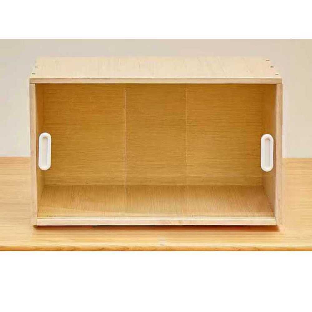 원목 햄스터 사육장 투명 놀이터 하늘다람쥐 집 펫 큰 80x40x40cm 더블 도어 - 상품 이미지