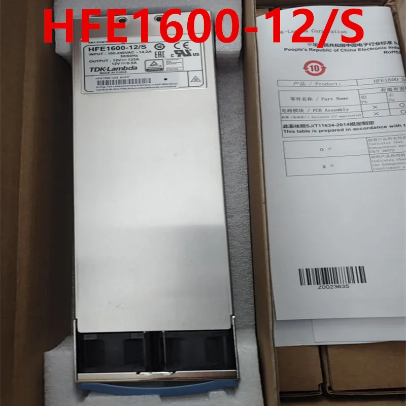 TDK-LAMBDA HFE1600 오리지널 전원공급장치 1600W HFE1600-12 S HFE1600-12S 신