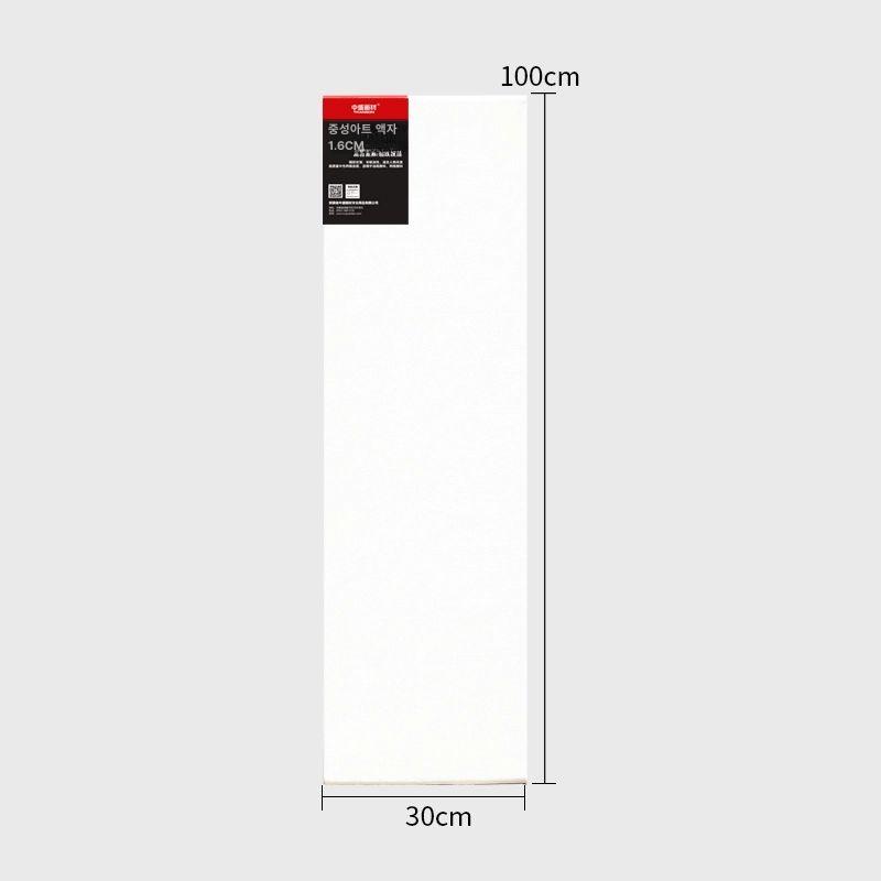 종이판넬 무지 캔버스 미술용품 유화 선화방 100x40cm 무지캔버스액자 아크릴 용품 - 상세 이미지 2