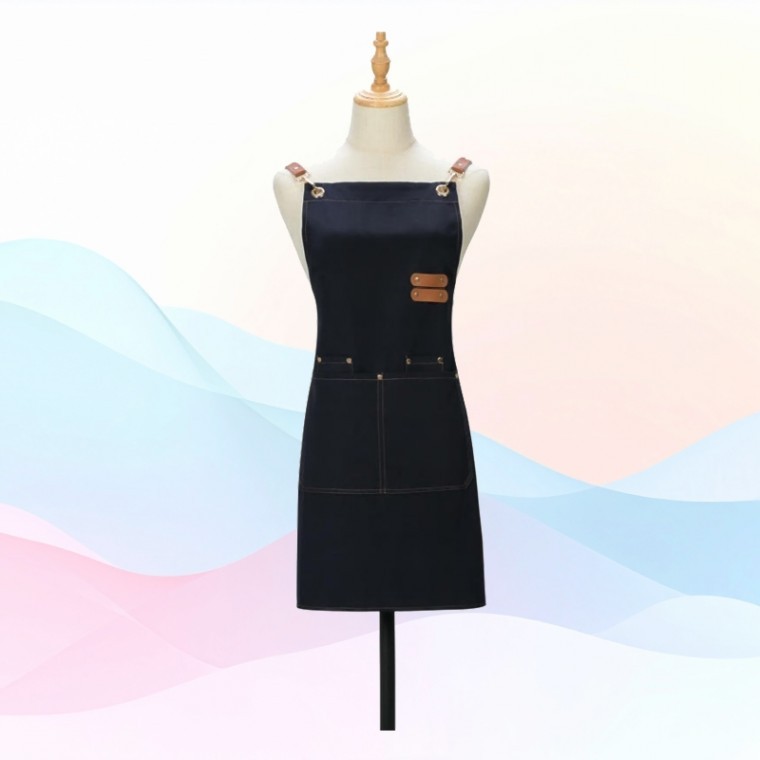 지니몰 고급형 앞치마 방수 바리스타 목공 공방 작업복