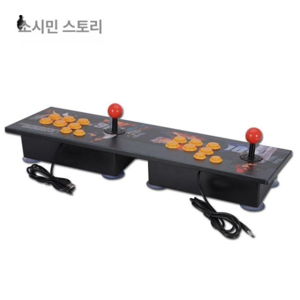 레트로 올인원 조이스틱 2인용 무선 아케이드 티비 오락기 철권 범용 스마트폰 컴퓨터-2인용-03 4키 - 상세 이미지 4