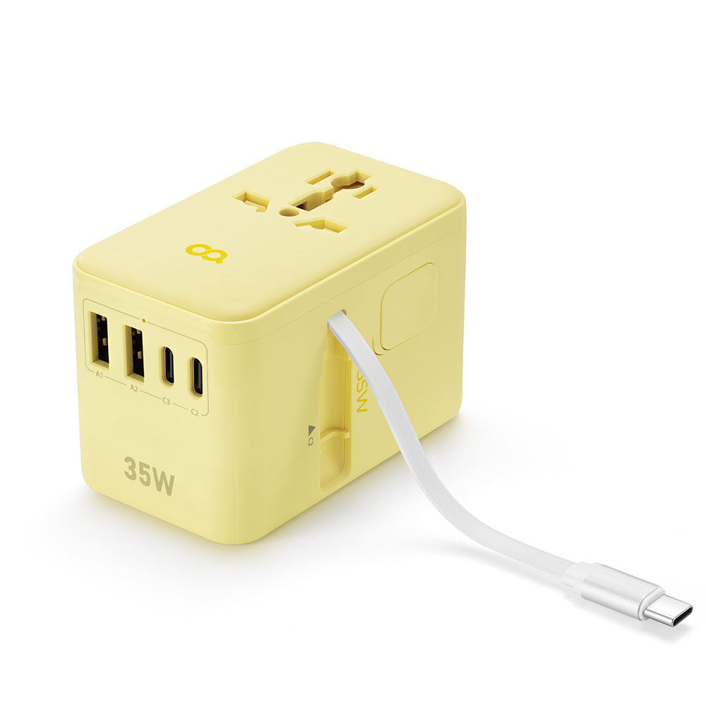 오아 포켓롤 해외 여행용 5포트 PD 35W 초고속충전 멀티 어댑터 이미지 3