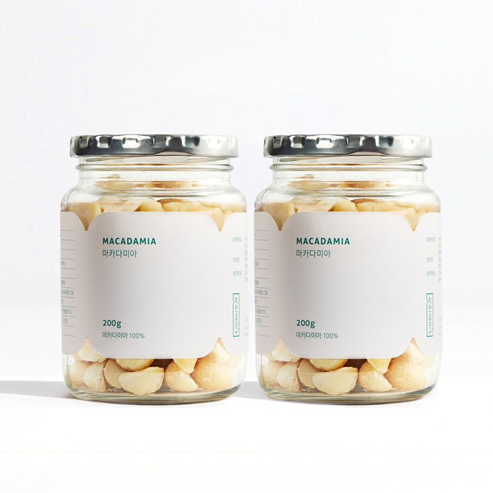 착한습관 마카다미아 호주 통 마카다미아 오리지널, 200g, 2개 - 상품 이미지