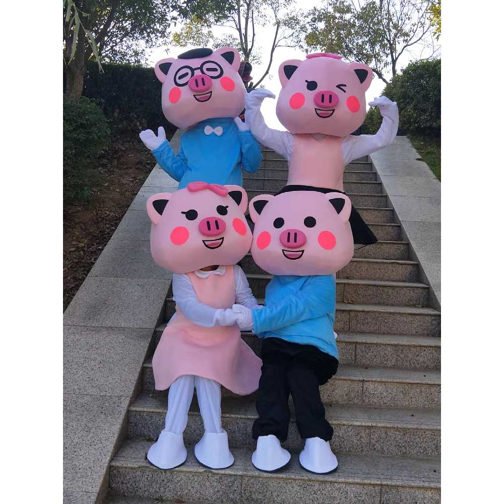 돼지 인형탈 공연 코스프레 고깃집 의상 행사용 축제 이미지 6