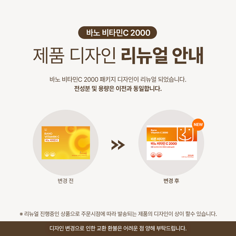 (영국산 비타민C) 바노 비타민C 2000mg x 90포 x 2box — 이런 분들께 특히 추천합니다.
