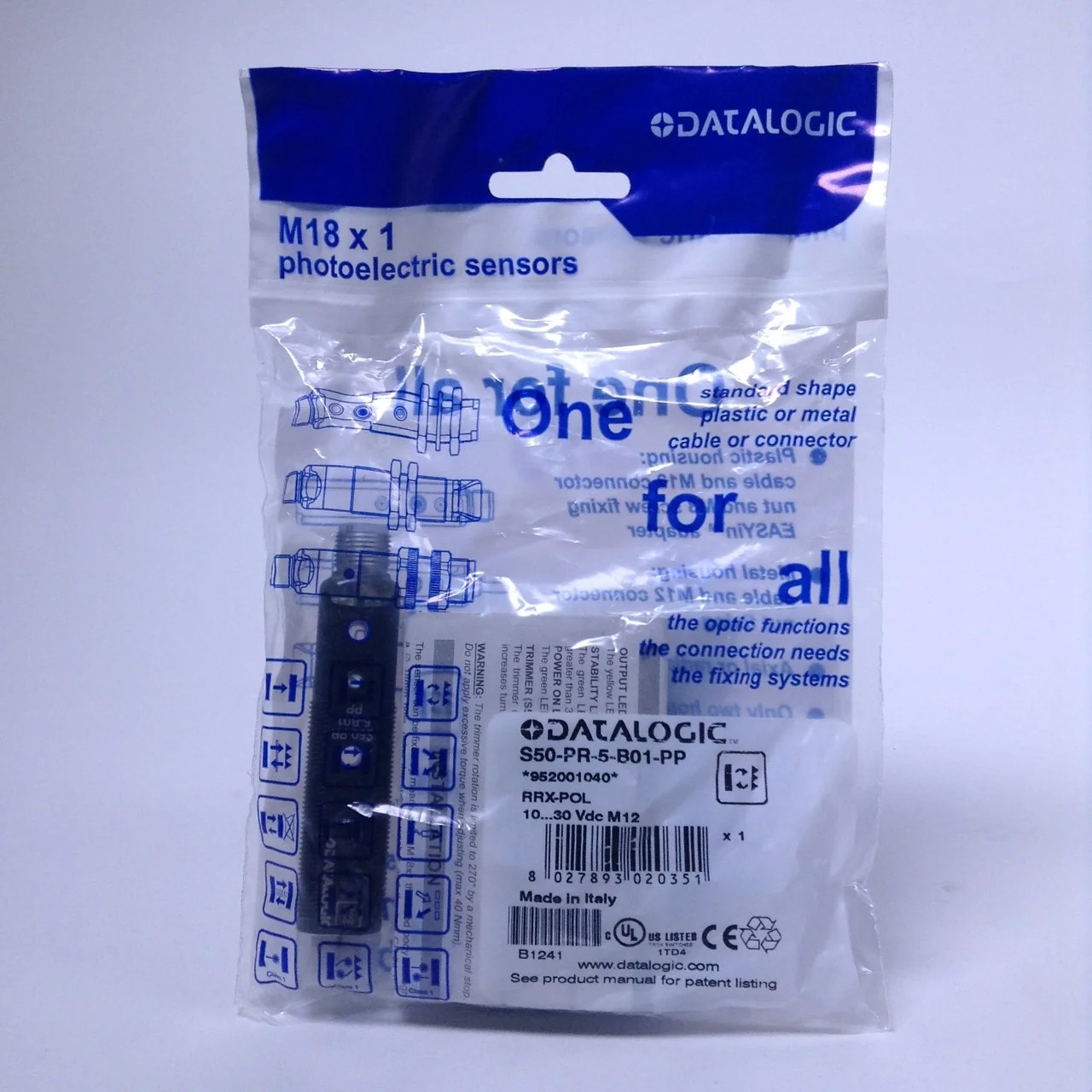 DATALOGIC Delijie S5N-PR-5-B01-PP/S50-PR-5-B01-PP 광전스위치 광전센서 952001041