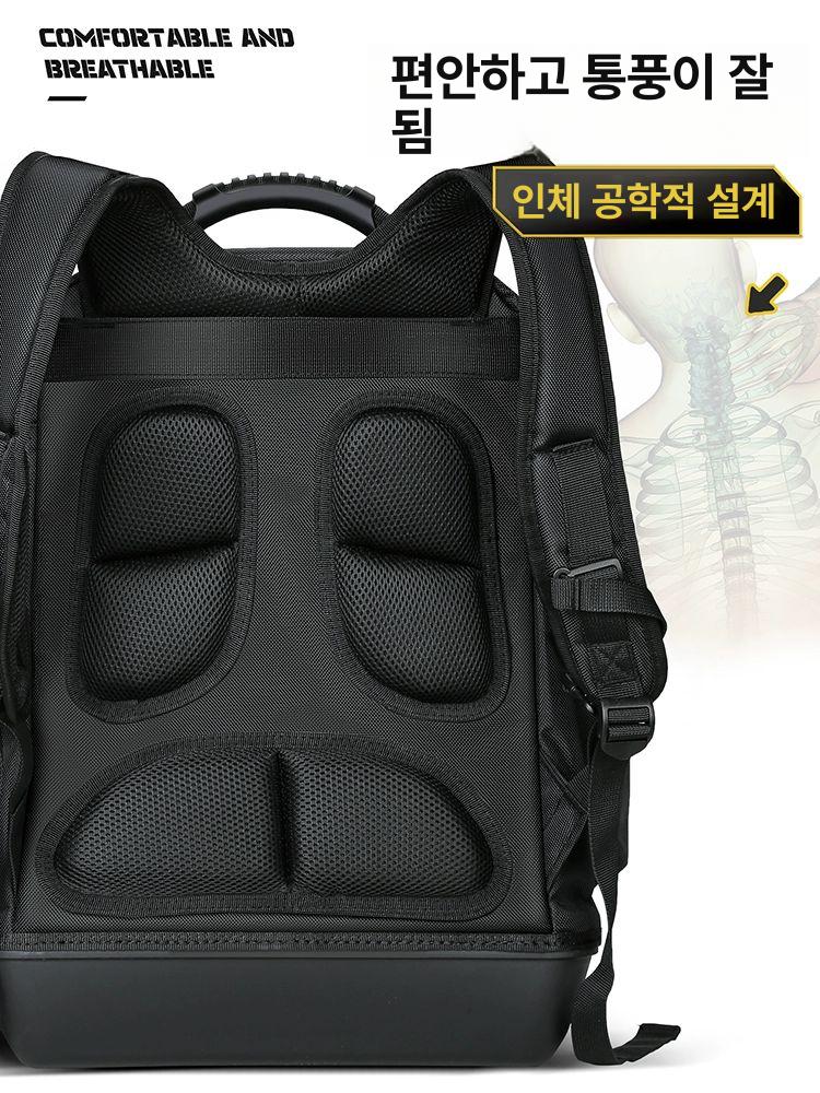 공구가방 백팩 공구백 대용량공구 휴대용 툴백 이동식 컴퓨터 수납 폭넓은가방몸체다중포켓 - 상세 이미지 4