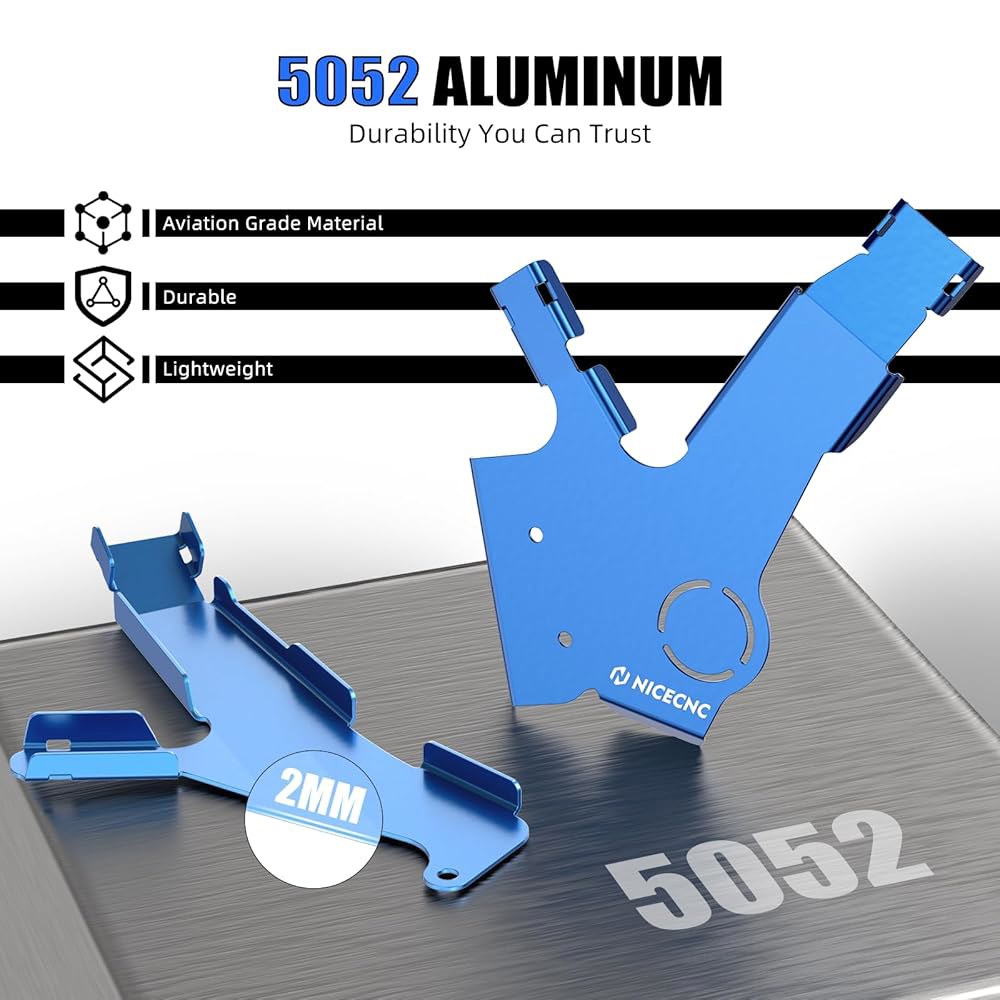 스즈키 DR650 1996-2024와 호환되는 NICECNC 블루 프레임 가드 슈라우드 알루미늄 CNC 프로텍터 Blue - 상세 이미지 2