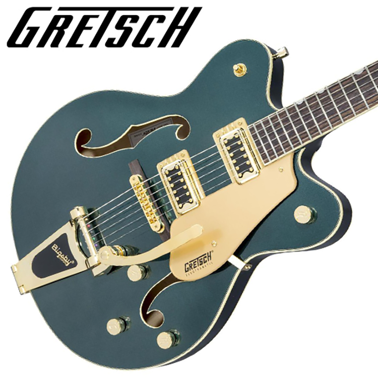 Gretsch G5422TG Limited Edition / 그레치 더블컷 할로우바디 금장 - Cadillac Green Metallic - 상세 이미지 2