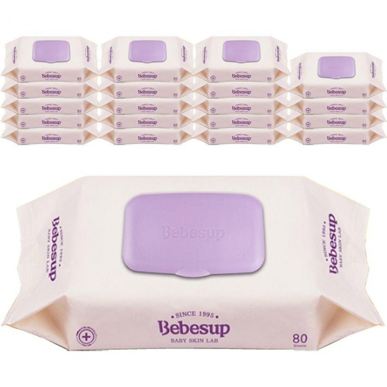 베베숲 트러스트 캡형 물티슈 80매x 20개입