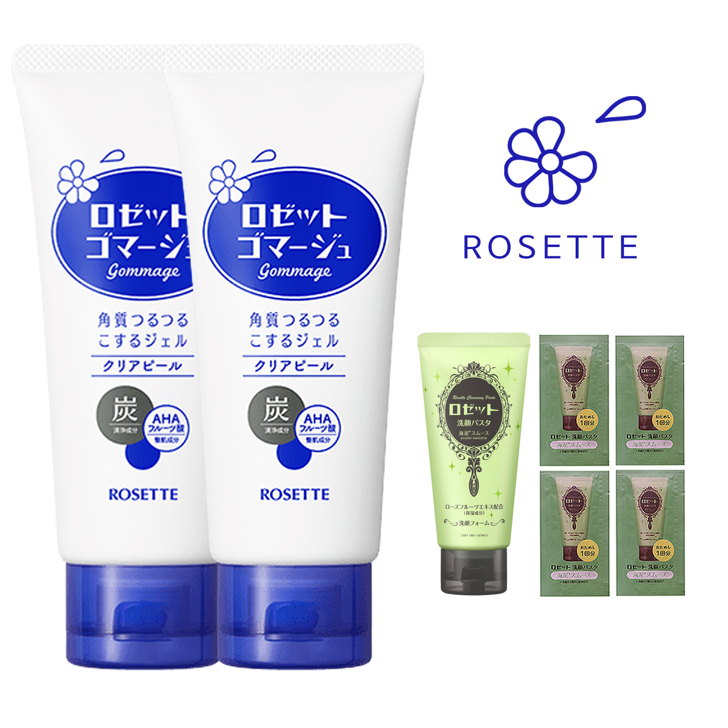 로제트 고마쥬 필링젤 각질젤 클리어필 120g 2개 모공각질케어 숯배합 - 상품 이미지