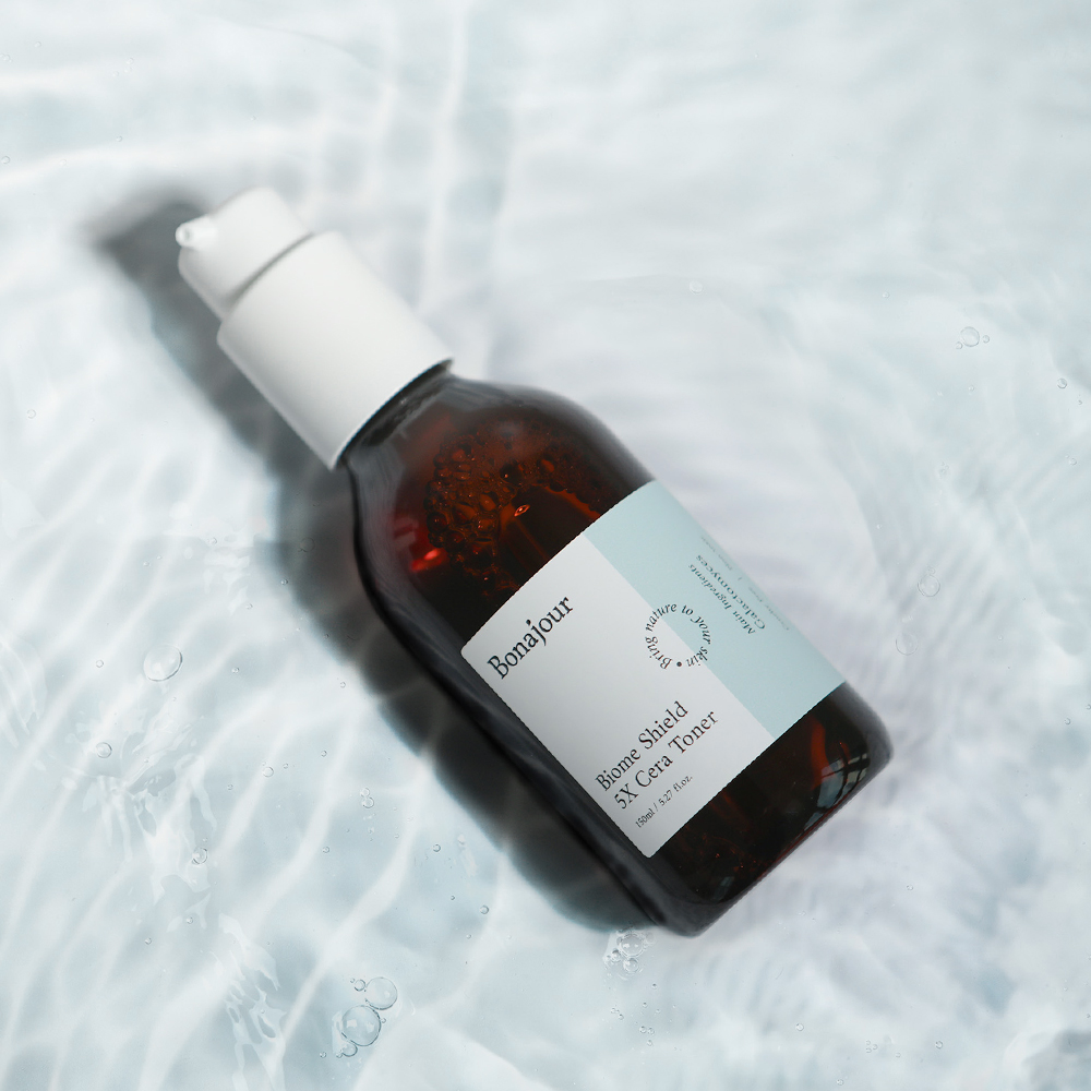 보나쥬르 바이옴 쉴드 5X 세라 토너 / 수분보습케어 중건성 세라마이드 스킨 150ml - 메인 이미지