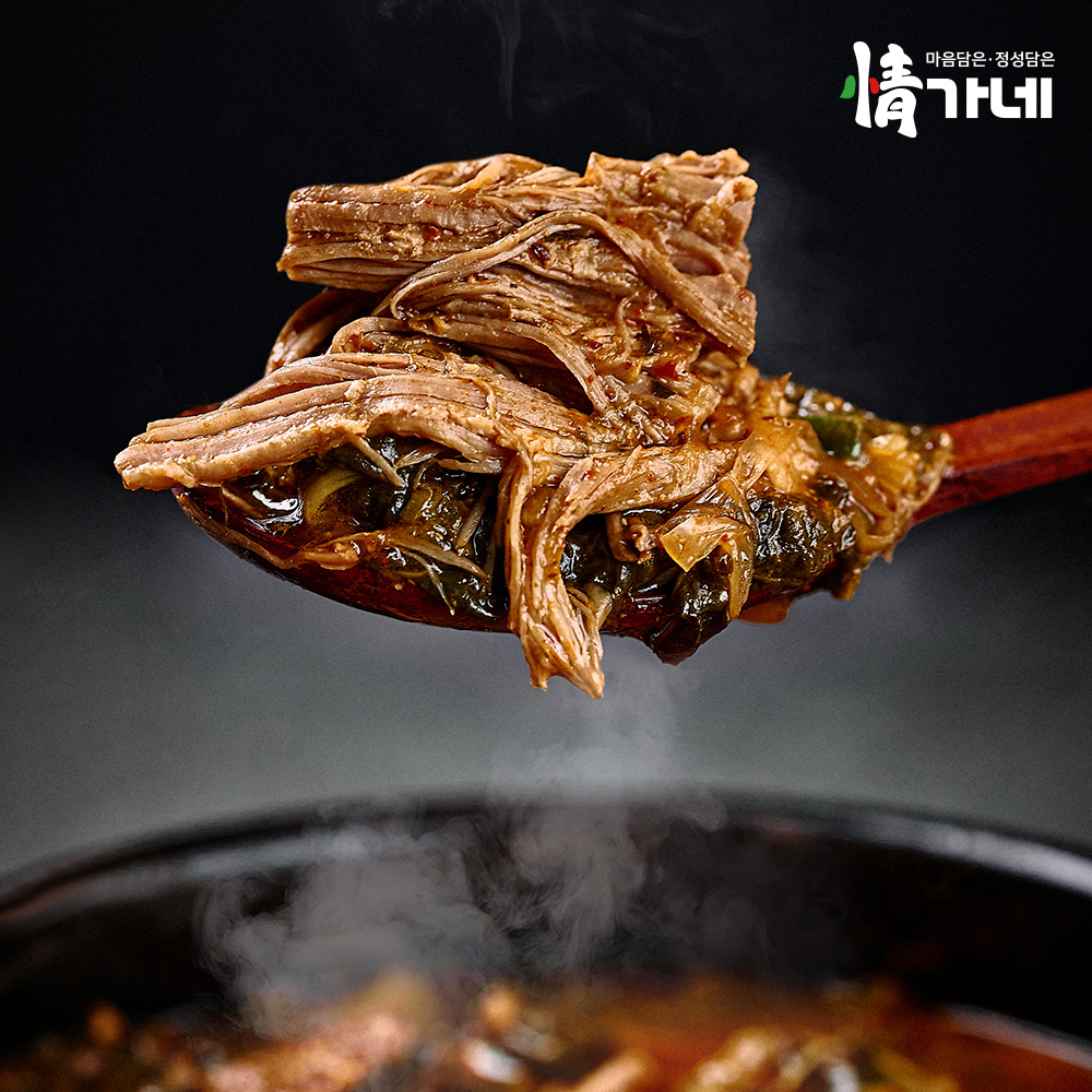 정가네 뼈없는 순살 감자탕 2팩 2인분 뼈해장국 밀키트 우거지 캠핑음식 맛집 - 상품 이미지