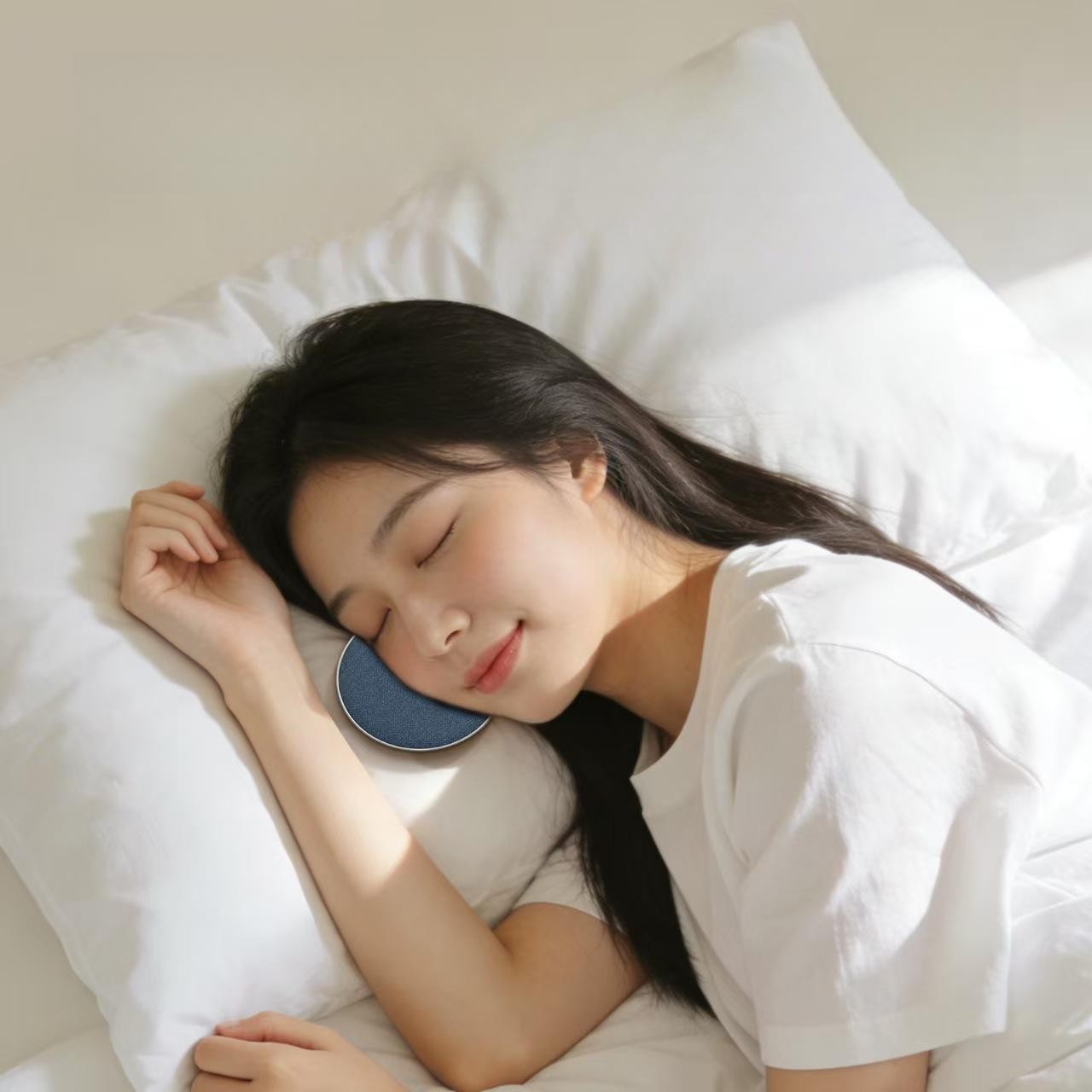 수면용 소형 블루투스 스피커 베개 밑 노래 소설  화이트 노이즈 블루