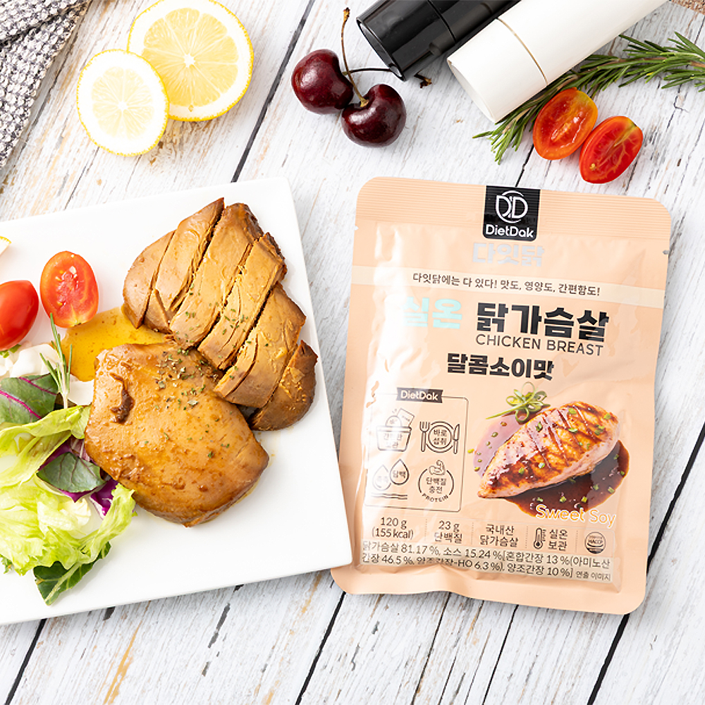 다잇닭 실온 닭가슴살 6종 혼합, 120g, 30개 이미지 2