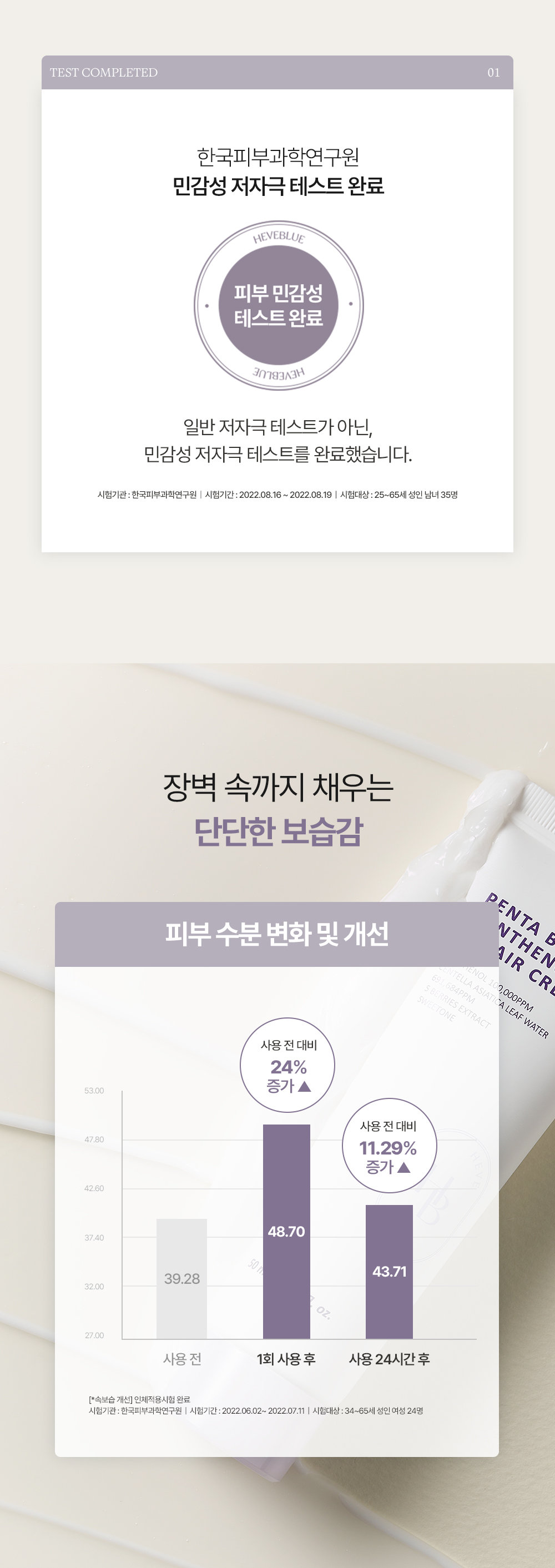 korean pentaberry panthenol repair cream