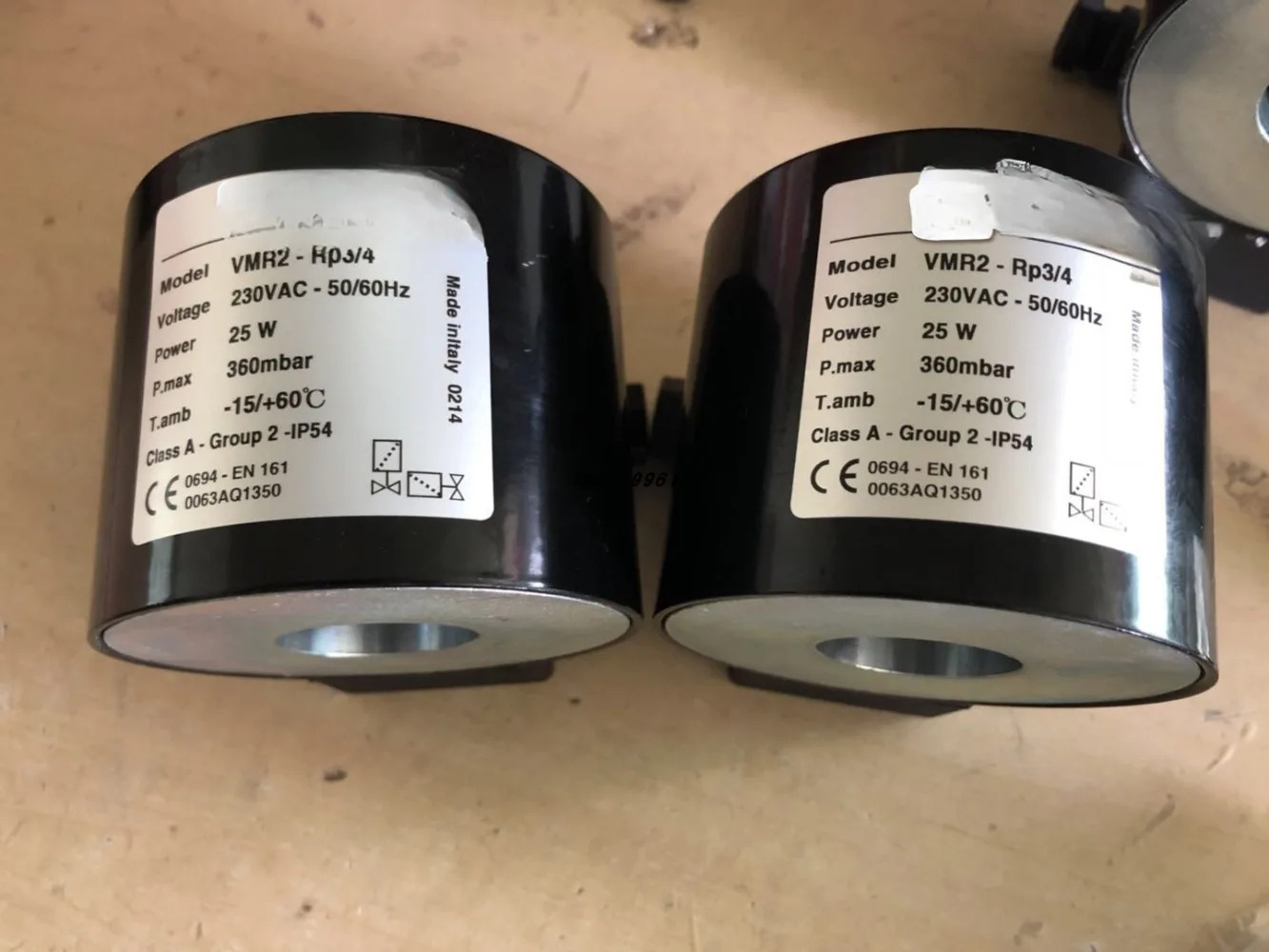 킬른 천연 솔레노이드 밸브 VMR1 VMR2-rp3/4 VMR3-rp1 VMR6-rp2 코일 VMR4