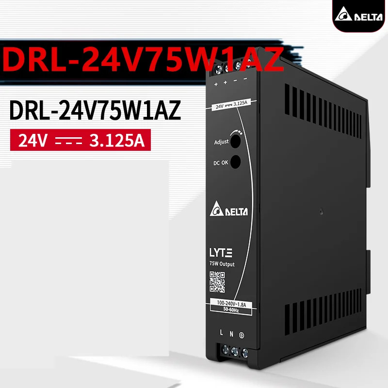 DELTA 레일 전원공급장치 24V 3.125A 75W DRL-24V75W1AZ 신