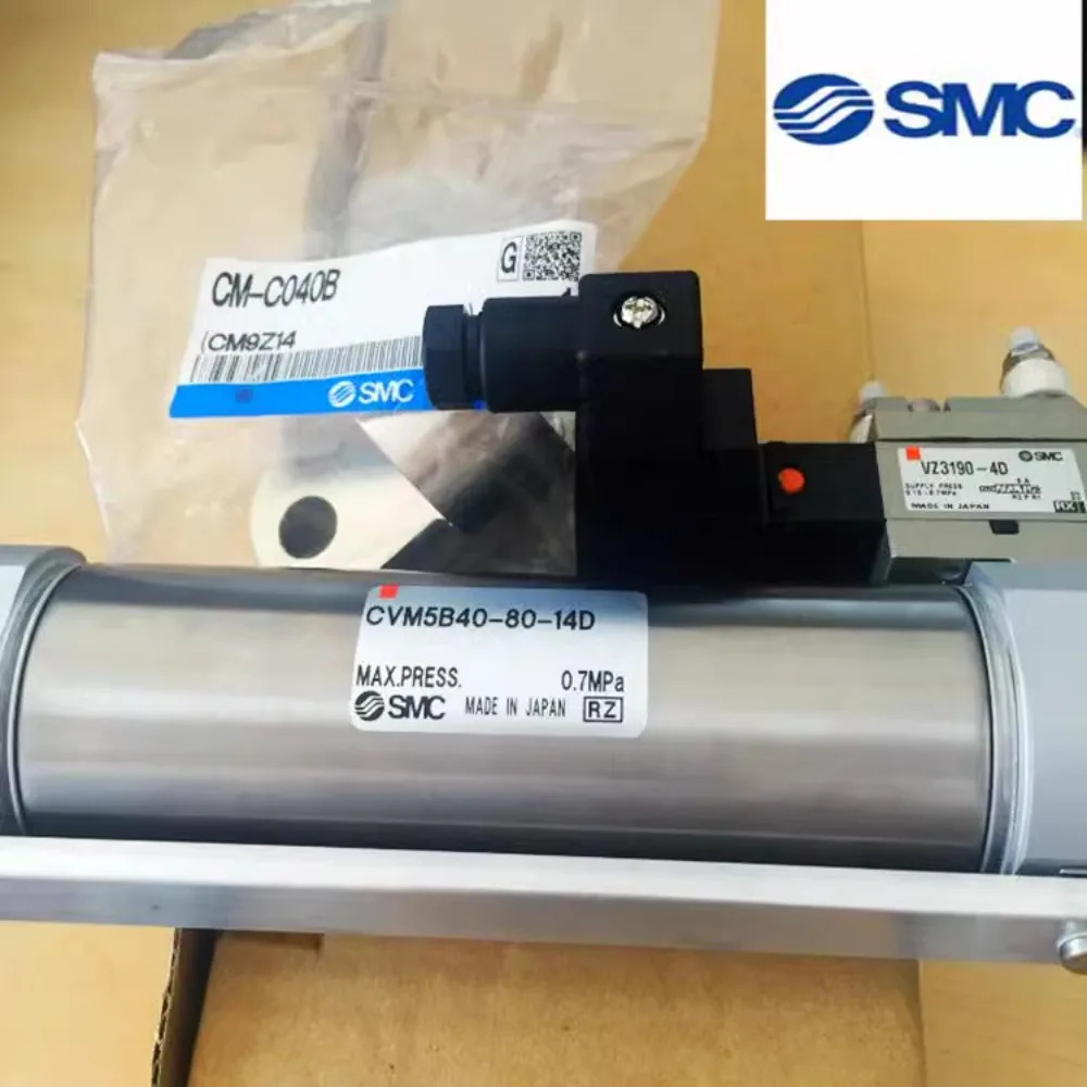 SMC 밸브 실린더 CVM5C40-80-14D CVM5B40-80-14D F VZ3190-4D 신