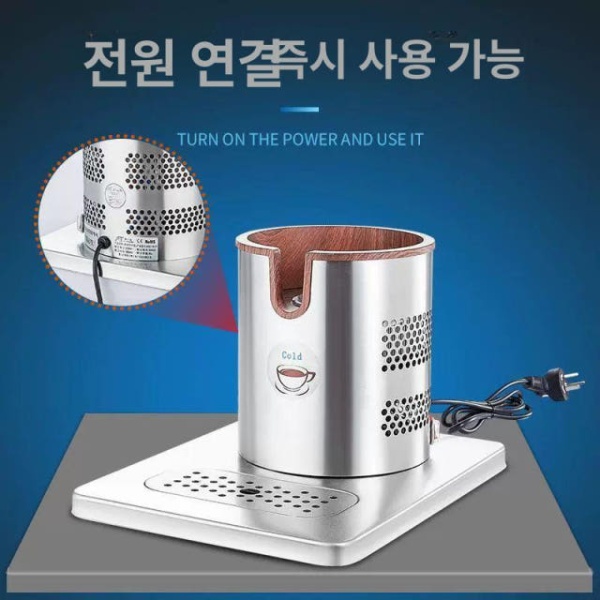 프리미엄 업소용 뷔페 냉온 투명 음료 디스펜서 6L 사각형 식혜 냉음료 우유 열음료 디스펜서 8리터 - 상세 이미지 3