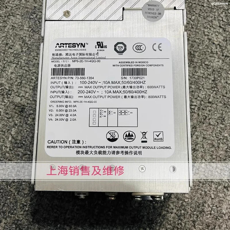 ARTESYN 전원공급장치 MP6-2E-1H-4QQ-00 760-1354 800W 신