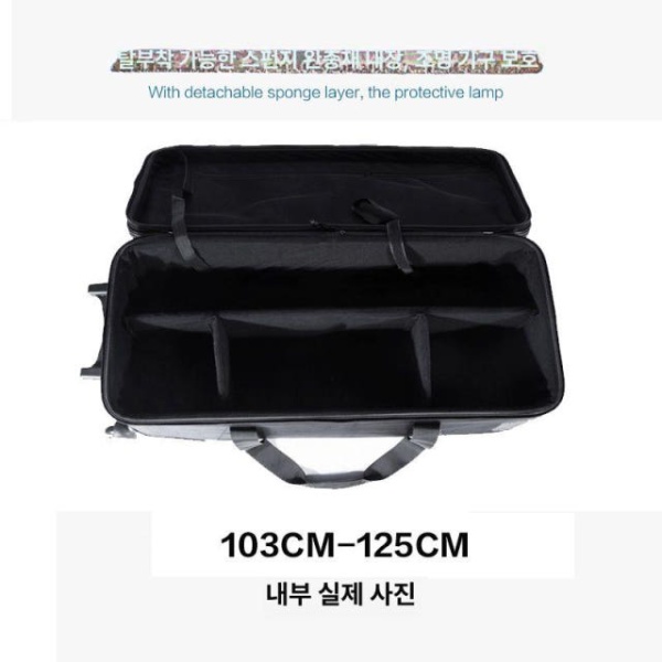 프리미엄 이동식 카메라 조명 촬영 보조가방 여행용캐리어 홈쇼핑캐리어 86cm 레드-라이트바 레드 75cm - 상세 이미지 5