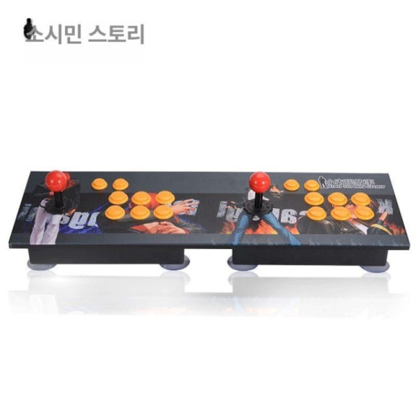 레트로 올인원 조이스틱 2인용 무선 아케이드 티비 오락기 철권 범용 스마트폰 컴퓨터-2인용-03 4키 - 상세 이미지 3