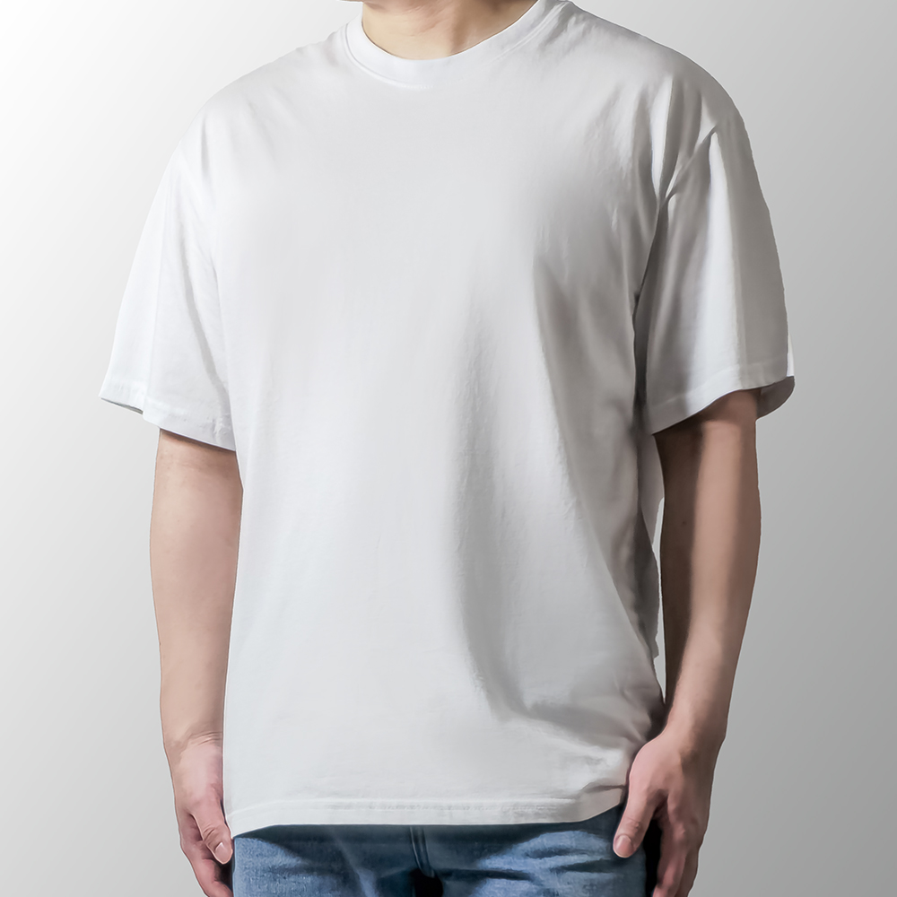 디어허그 저자극 코튼 모달 베이직 반팔 티셔츠 오버핏 무지 남자 여자 화이트, L - 상품 이미지