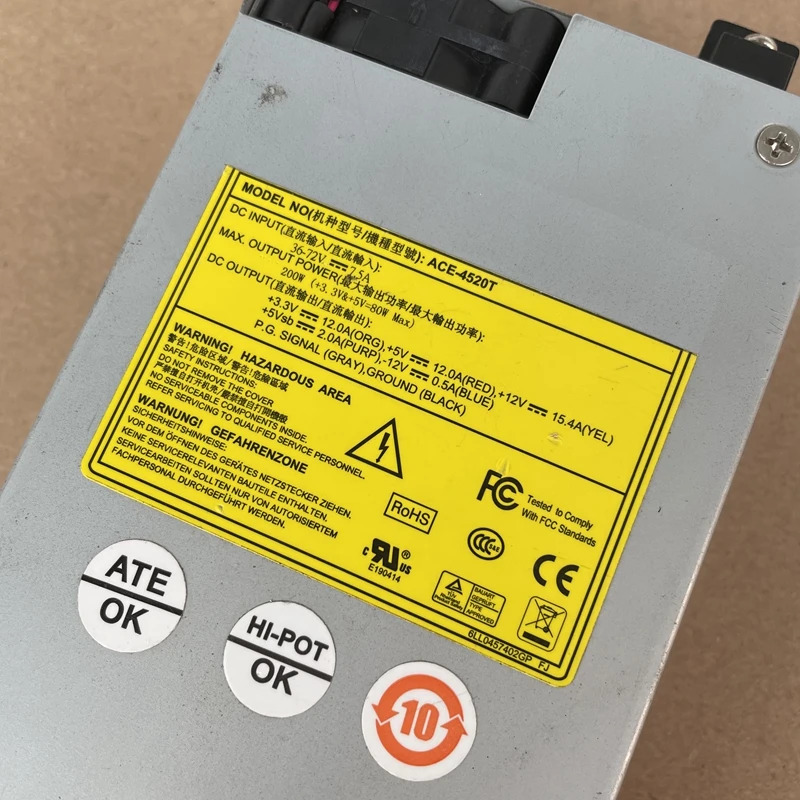 ACE-4520T IEI 1U DC 200W 전원공급장치 거오리지널