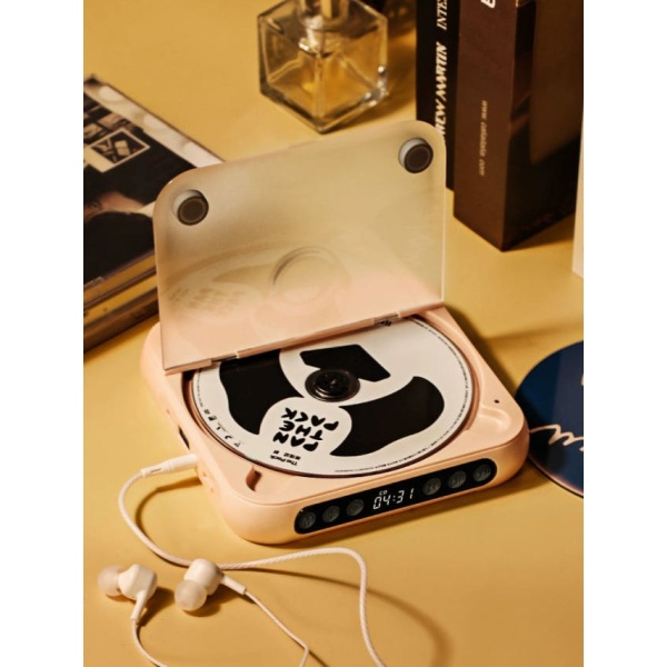 스마트 휴대용 영어 CD 플레이어 CD플레이어 영어CD 휴대용cd 화이트 A 화이트 A - 상품 이미지
