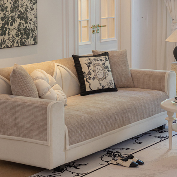 사계절 소파 패드 미끄럼 와플 소파 패드 인테리어 거실