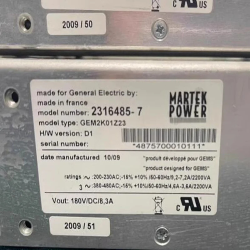 MARTEK POWER GEM2K01Z23 GEM2K01Z26리퍼 전원공급장치