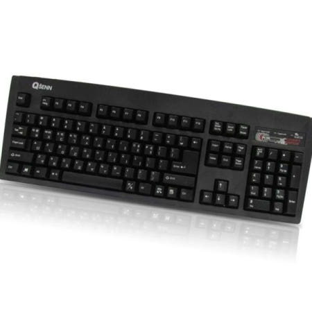 기계식키보드 유선 키보드 블랙 통합 입력장치 컴퓨터 키패드 PS2