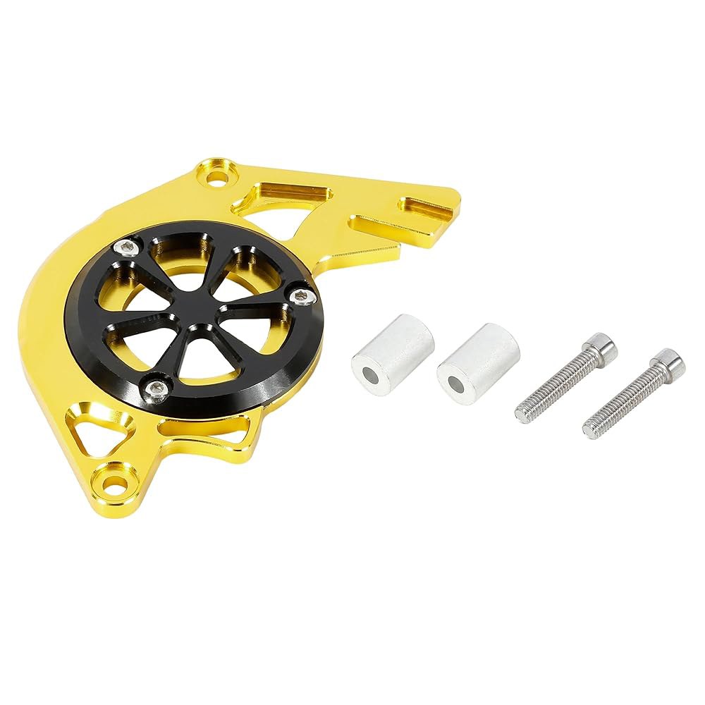 2013-2017 혼다 MSX125를 위한 F FIRE CYCLE 골드 톤 모터바이크 CNC 알루미늄 프론트 체인 가드 스프로켓 엔진 커버 교체 Red - 상품 이미지