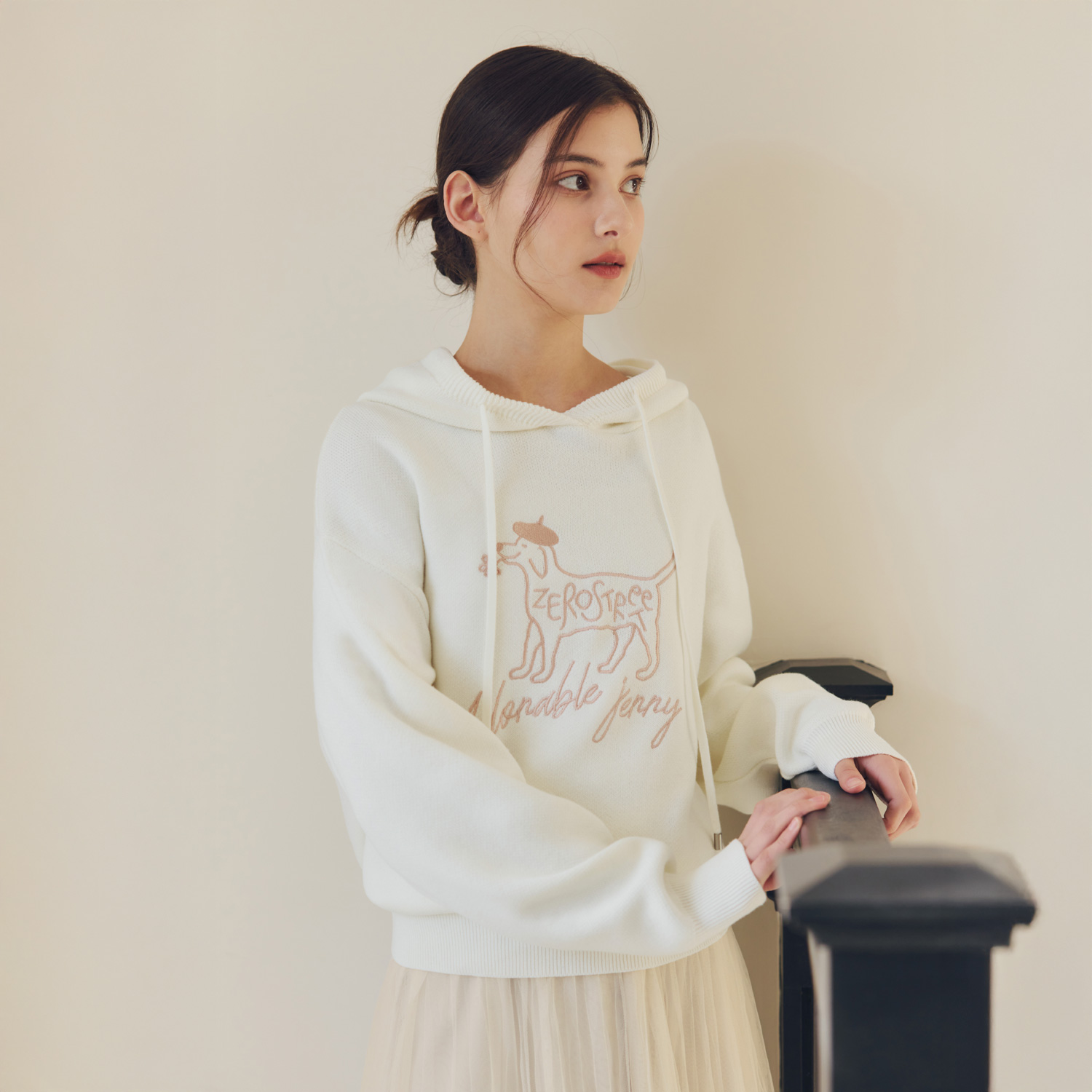 [12/5예약배송] [제로스트릿] [2컬러] 제리 울 후드 스웨터 JERRY WOOL HOODED SWEATER - 상세 이미지 2