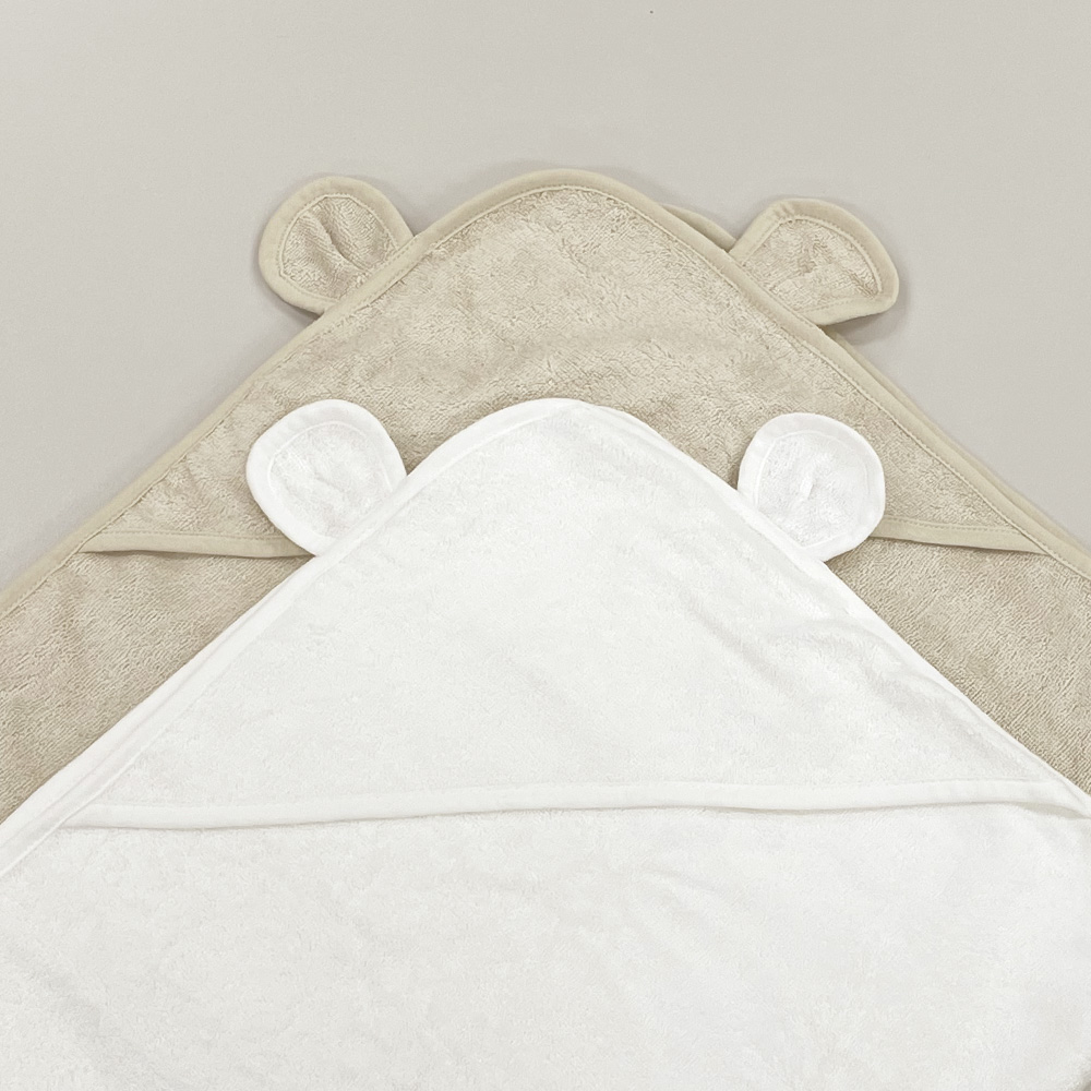 라비베베 밤부 아기 목욕타월 유아 신생아 수건 비치 타올 이미지 6