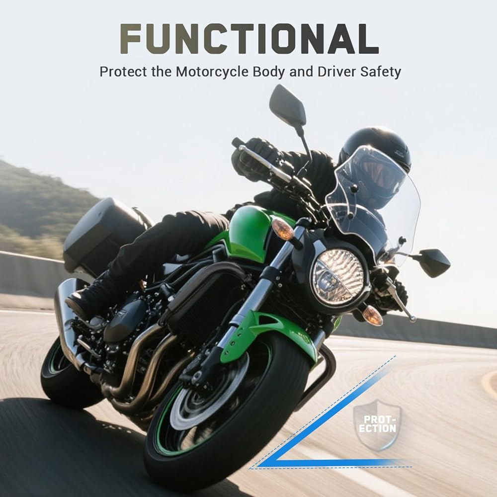 콰사키 벌칸 S 650 VN650 EN650 2015 2016 2017 2018 2019 2020 2021 2023 2024 2026 낙하 보호 탱크 프레임 측면 범퍼 보호용 모터 - 상세 이미지 2