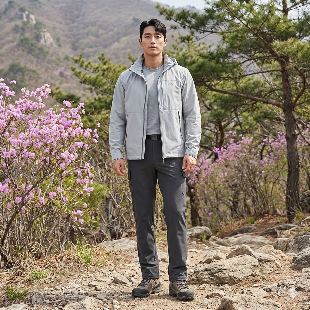 MILLET 밀레 남성 봄 아웃도어 간절기 와이드핏 스판 등산 카고바지 - 상세 이미지 3
