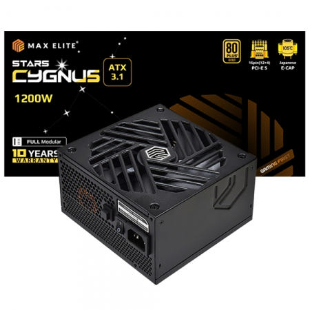 맥스엘리트 STARS CYGNUS 1200W골드 풀모듈 ATX3.1