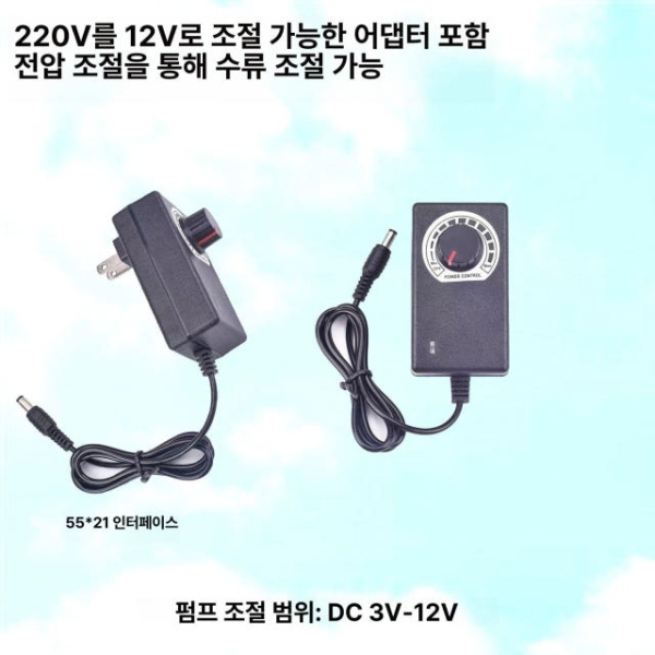 초강력 자흡식 12V 휴대용 고압 전동 공기압펌프 발펌프 압력 A A - 상세 이미지 4