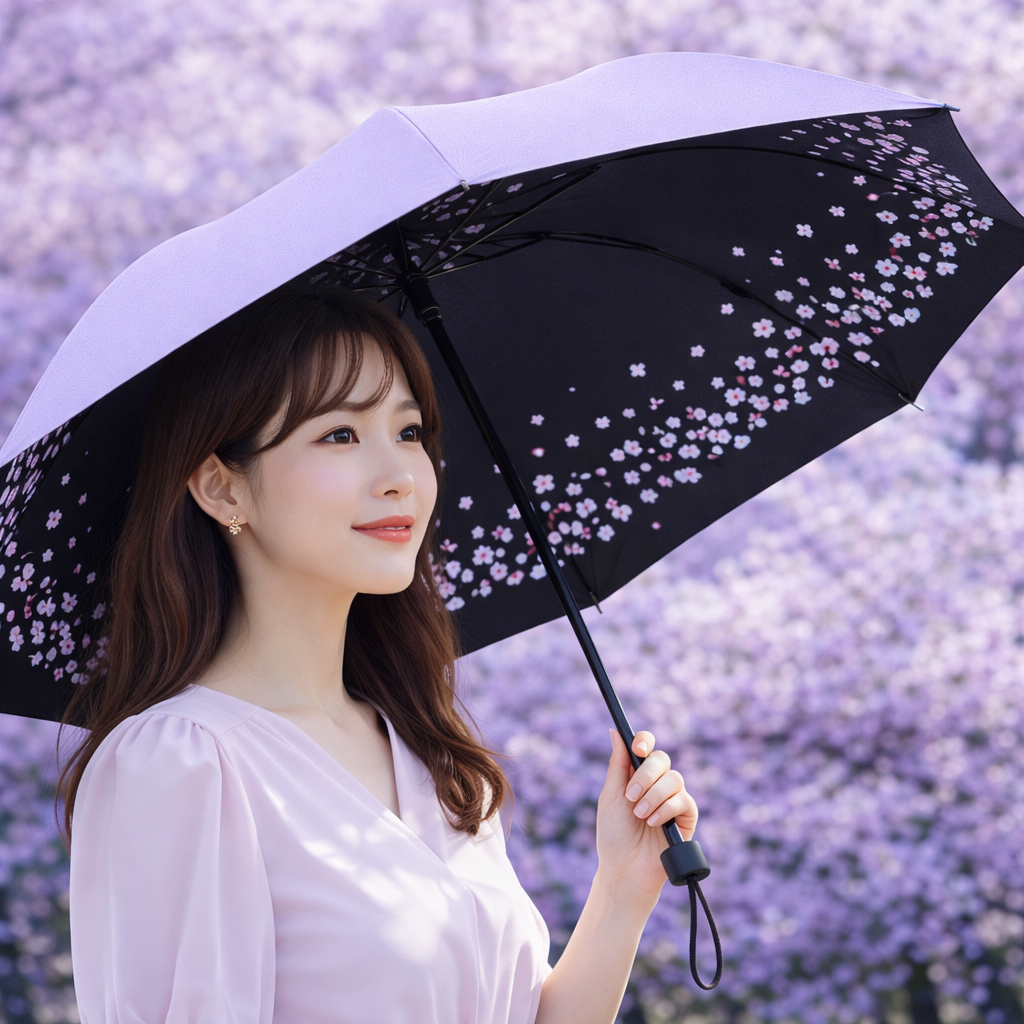 자외선차단 양산 2개 3단 접이식 경량 우산겸용 - 상세 이미지 4