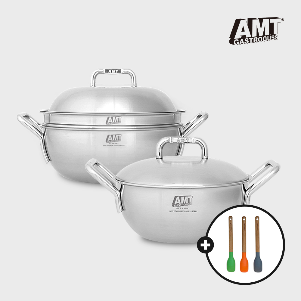 AMT 샤프 2종 세트(양수웍 20cm, 파티웍 24cm) 제품 이미지