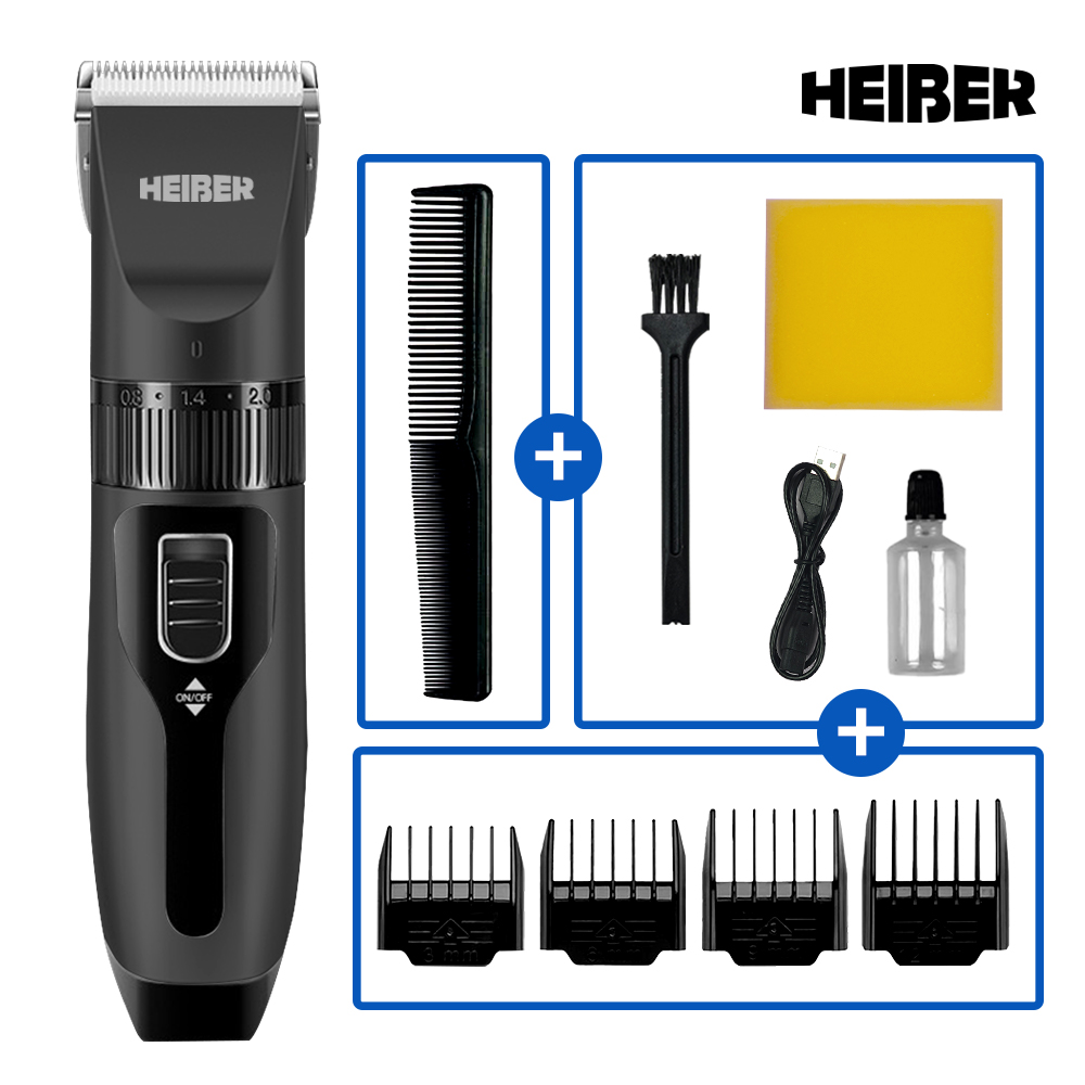 헤이버 바리깡 클리퍼 이발기 헤어 미용실 남자 바리깡 블랙 풀세트 제품 이미지