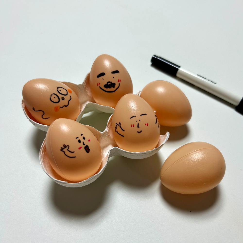 모형초란 가짜 계란 부활절 꾸미기 - 상품 이미지