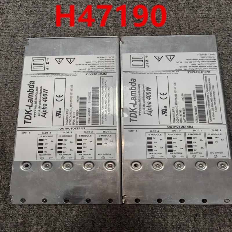 TDK-LAMBDA AIpha오리지널 전원공급장치 400W H47190 신