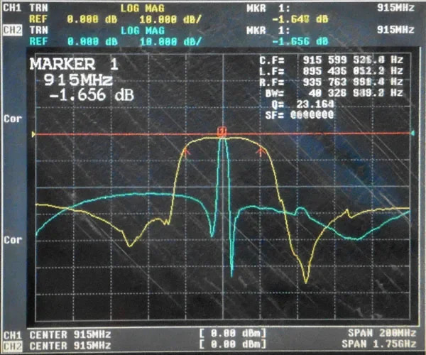 915MHz902-928 RFID 수신기 전SAW 대역 통과 필터 SMA 인터페이스